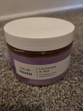 Lavender & Iris Salt Body Scrub Bath & Body Works Calm Haven